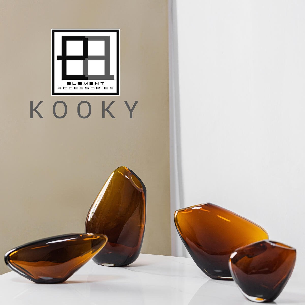 Modern vase, high design organic shape, KOOKY16