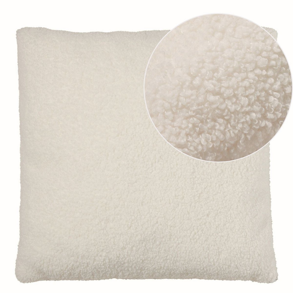 Decorative Cushion Teddy Ivory 50x50 cm