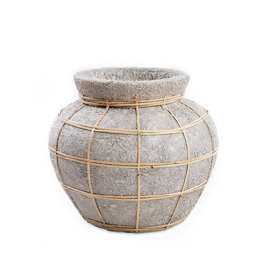 Belly Vase - betong natur - M