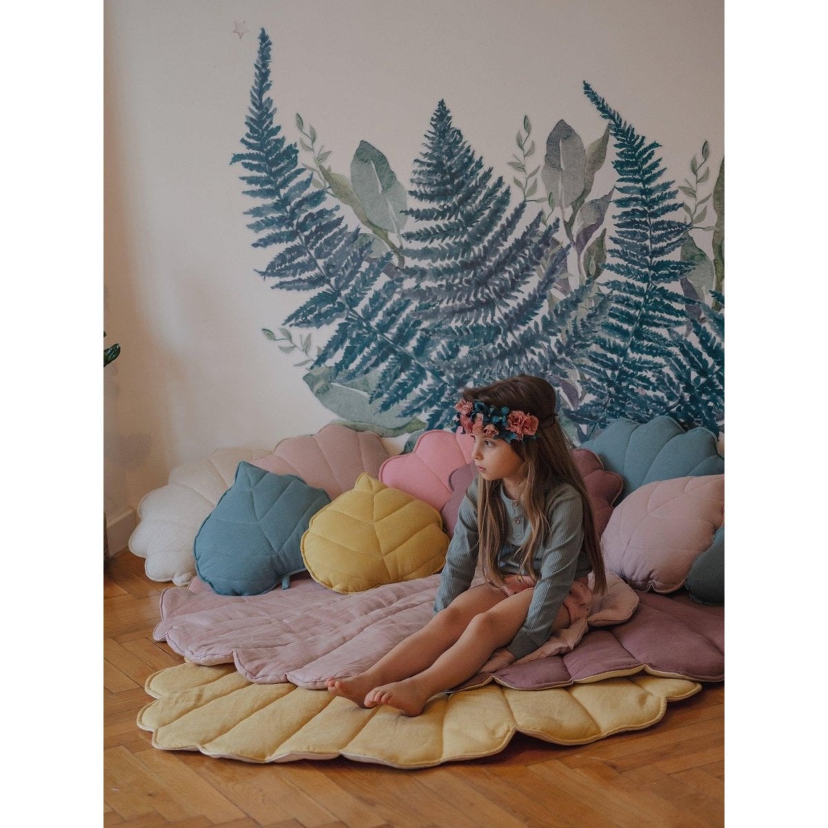 “Eye of the Sea” Linen Shell Pillow