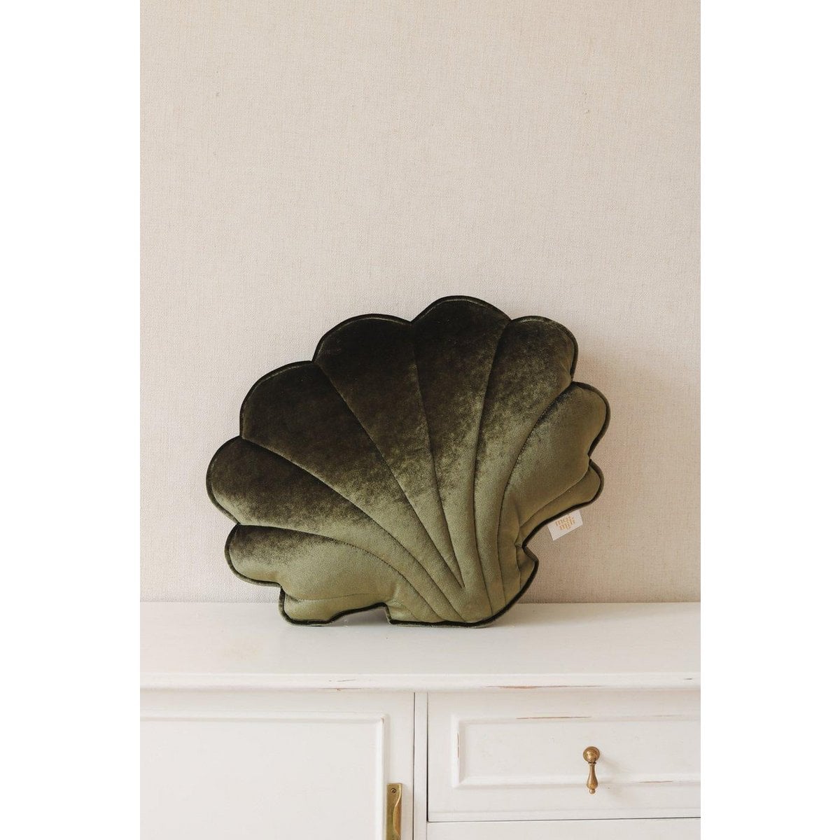 “Khaki Pearl” Velvet Shell Pillow