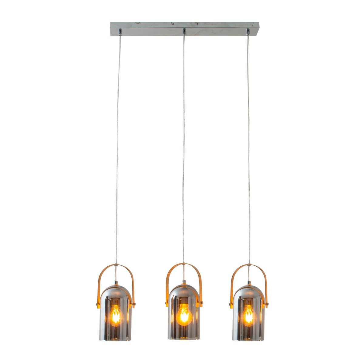 3-pack pendellampa "VIDRIO" l: 58cm