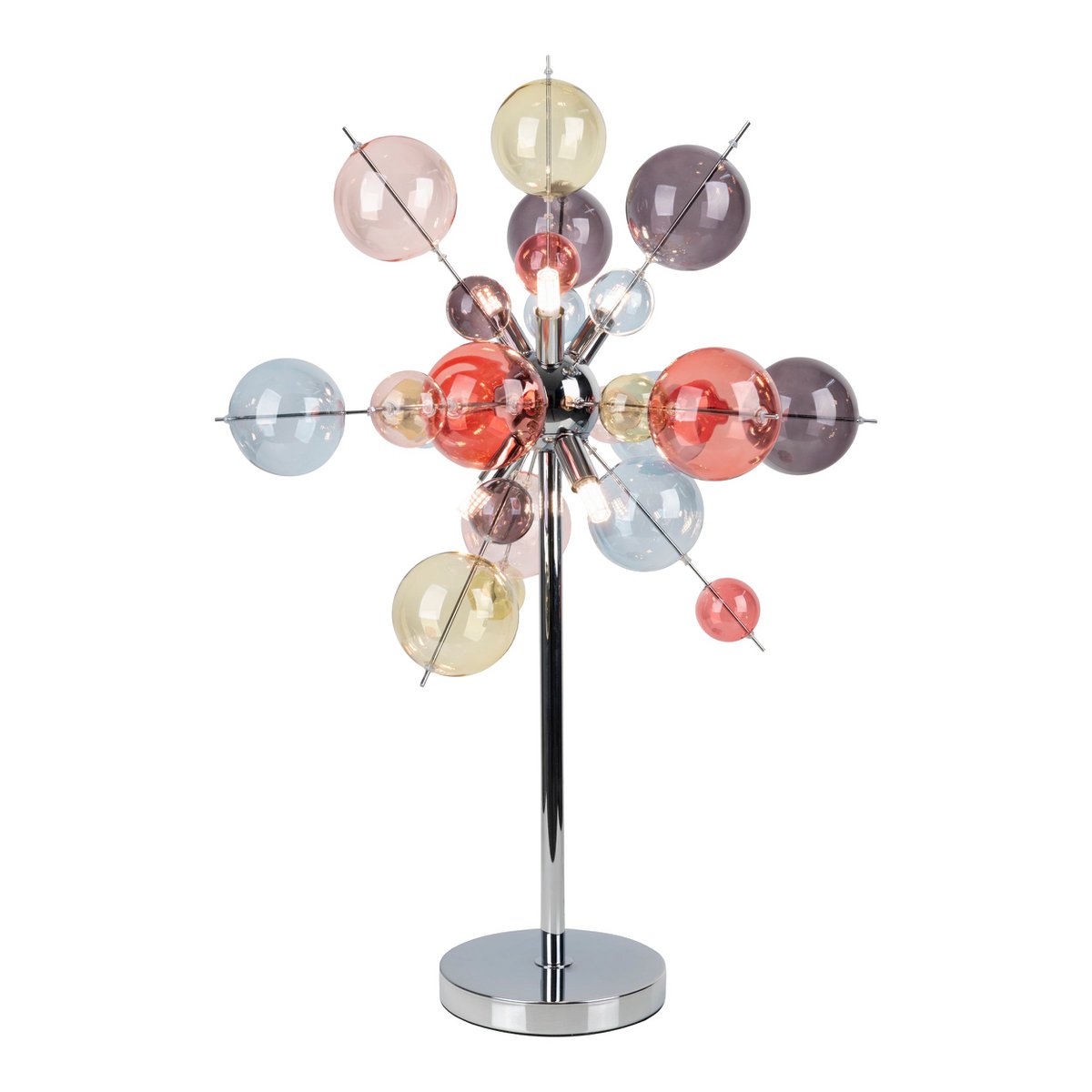 Table lamp "explosion" pastel colors H: 73 cm