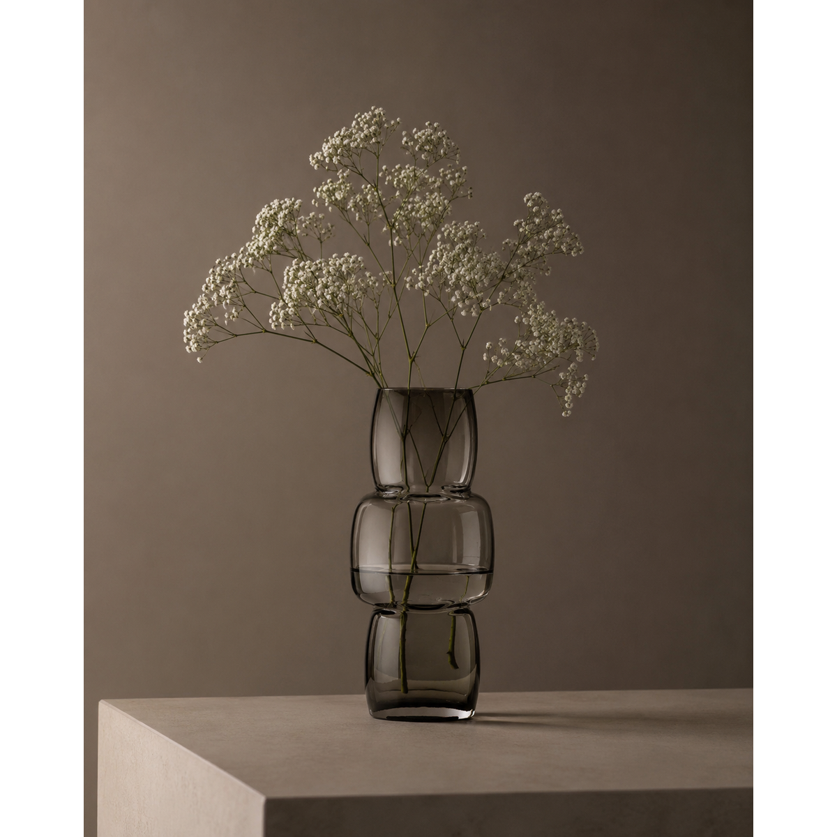 The Cubes Vase - Dark Grey - M