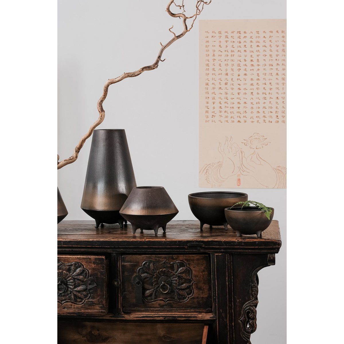 New Modern ceramic glob big bowl East+West, OTA10BB