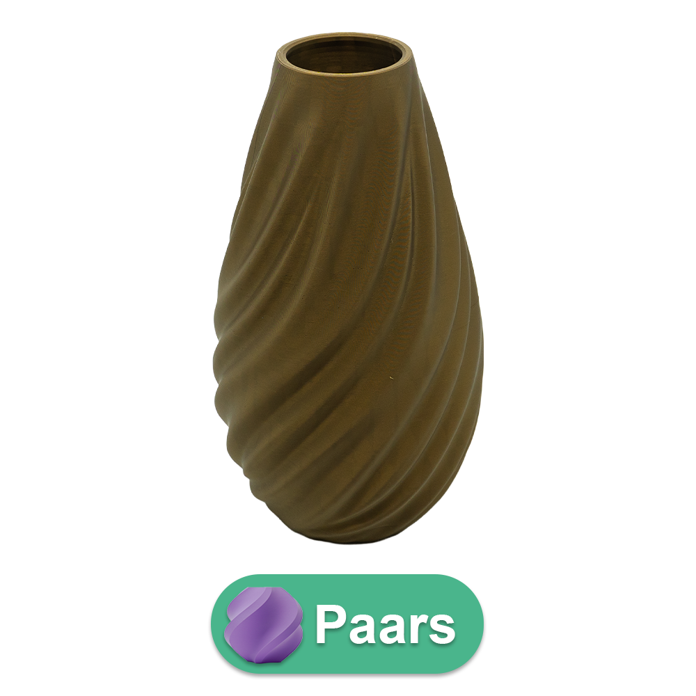 Lunaris 3D vas - 3D-printad vas - Hållbar PLA - Lämplig för konstgjorda blommor