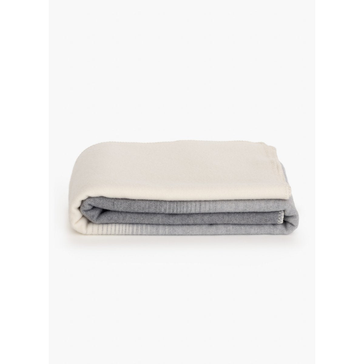 Merino/cashmere Bed Blanket SILVER CLOUD