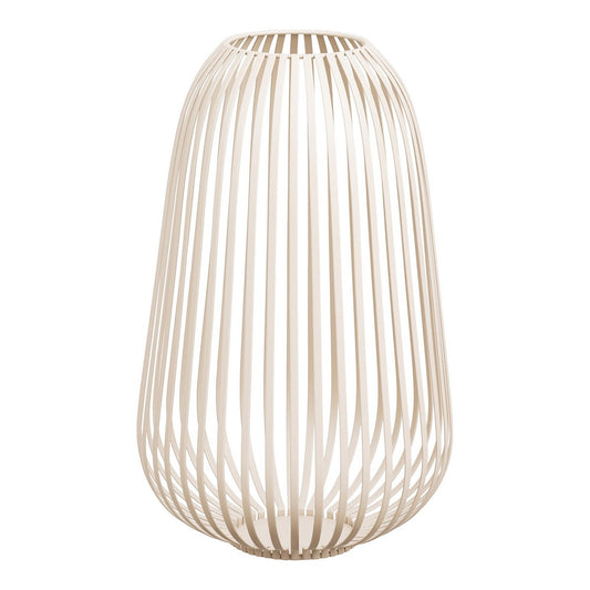 Stoense Lantern, metal, beige, ø24,5x40 cm