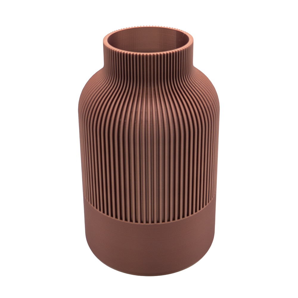 Rillo 3D vase - 3D printed vase - Sustainable PLA - Suitable for artificial flowers