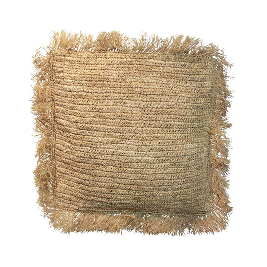Kuddfodral Raffia Fyrkantigt – Natur – 60x60