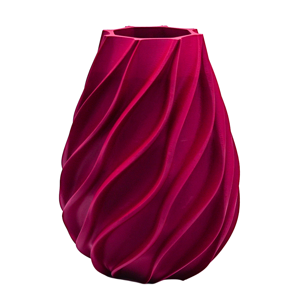 Oliva 3D vase - 3D printed vase - Sustainable PLA - Suitable for artificial flowers
