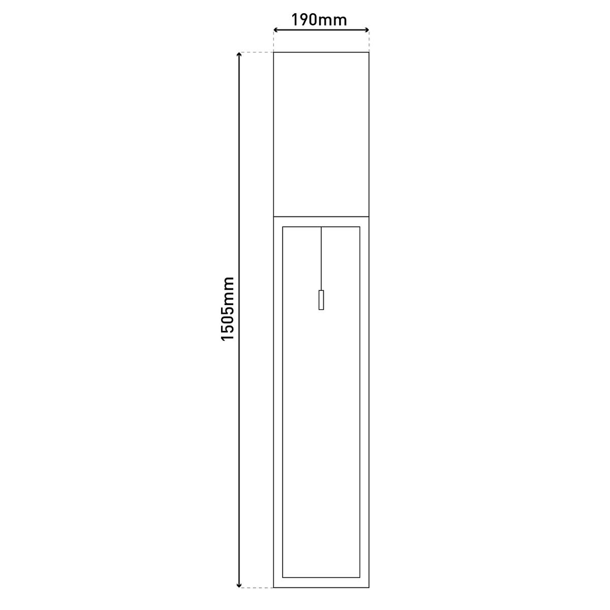 Standing lamp "Alfa", modern floor lamp made of metal and textile in chrome/dark gray, with E27 socket, 150.5 cm high, chic lamp for hallway, living room and office