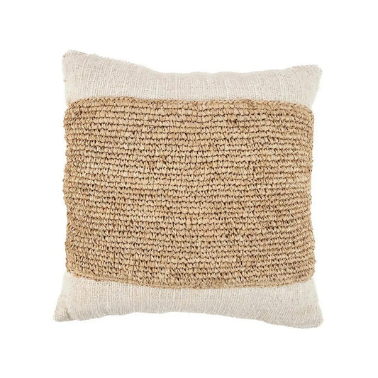 Kuddfodral Raffia Stamp – natur