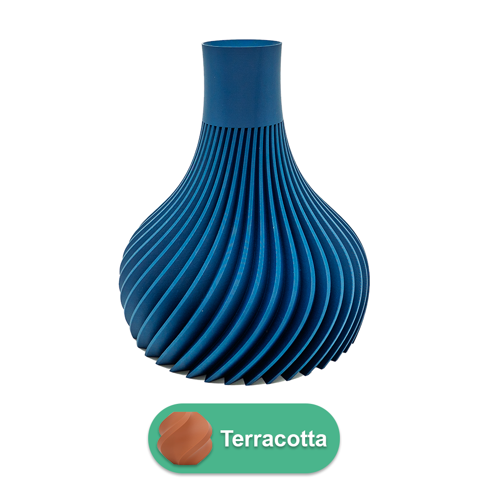 Virella 3D vase - 3D printed vase - Sustainable PLA - Suitable for artificial flowers