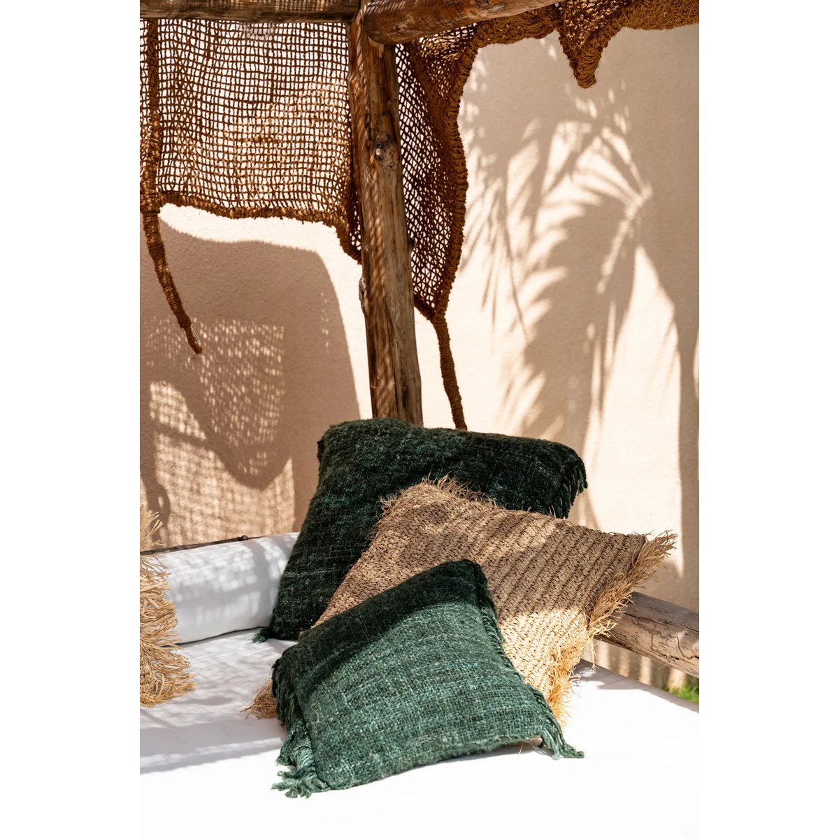 The Oh My Gee Cushion Cover - Forest Green - 60x60