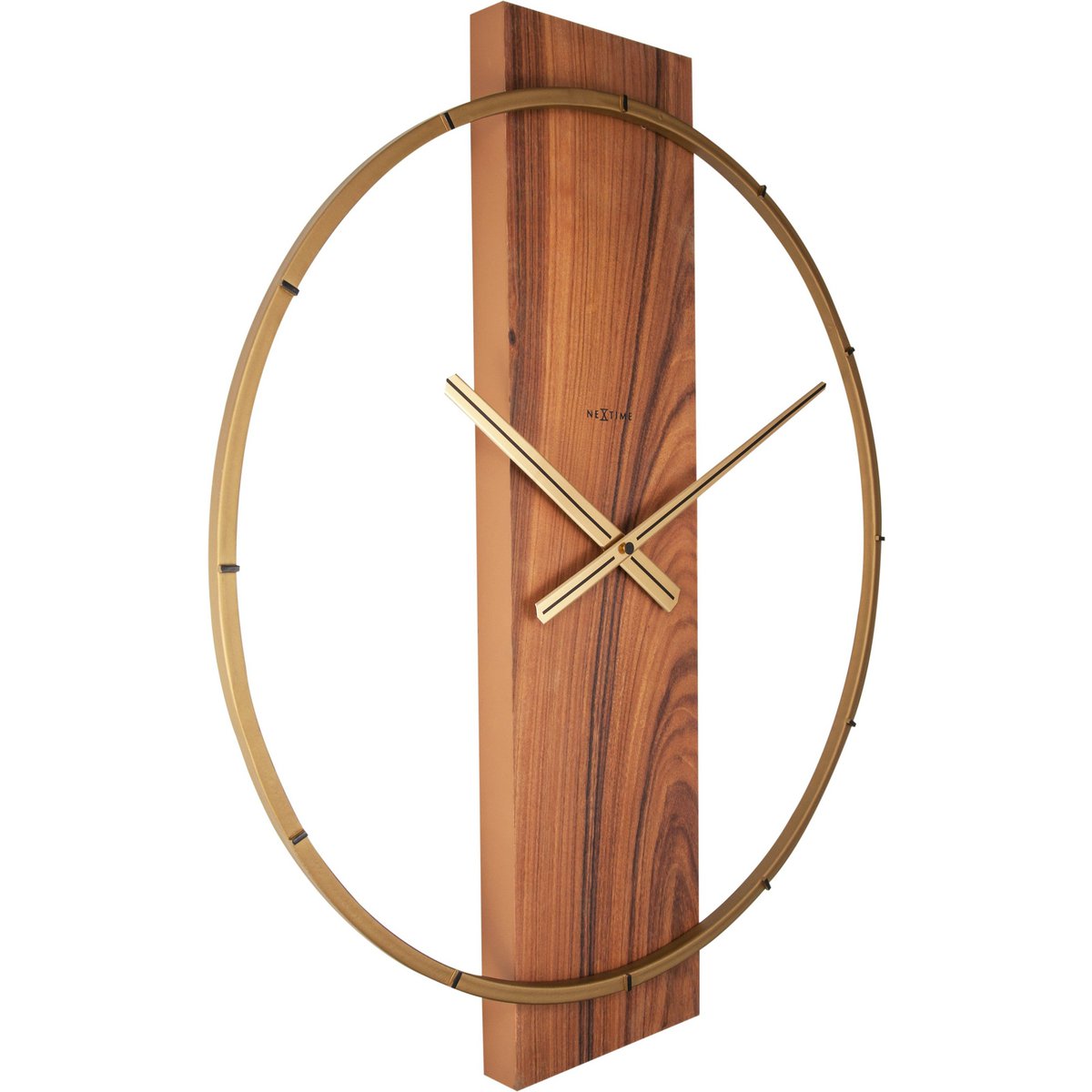 Wall clock - 50.8 x 58.2 x4.3 cm - Wood/Steel