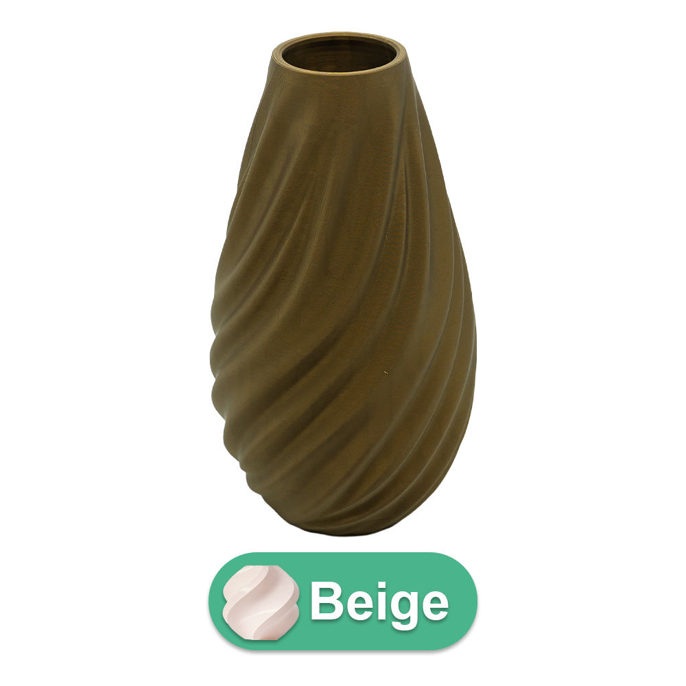 Lunaris 3D vas - 3D-printad vas - Hållbar PLA - Lämplig för konstgjorda blommor