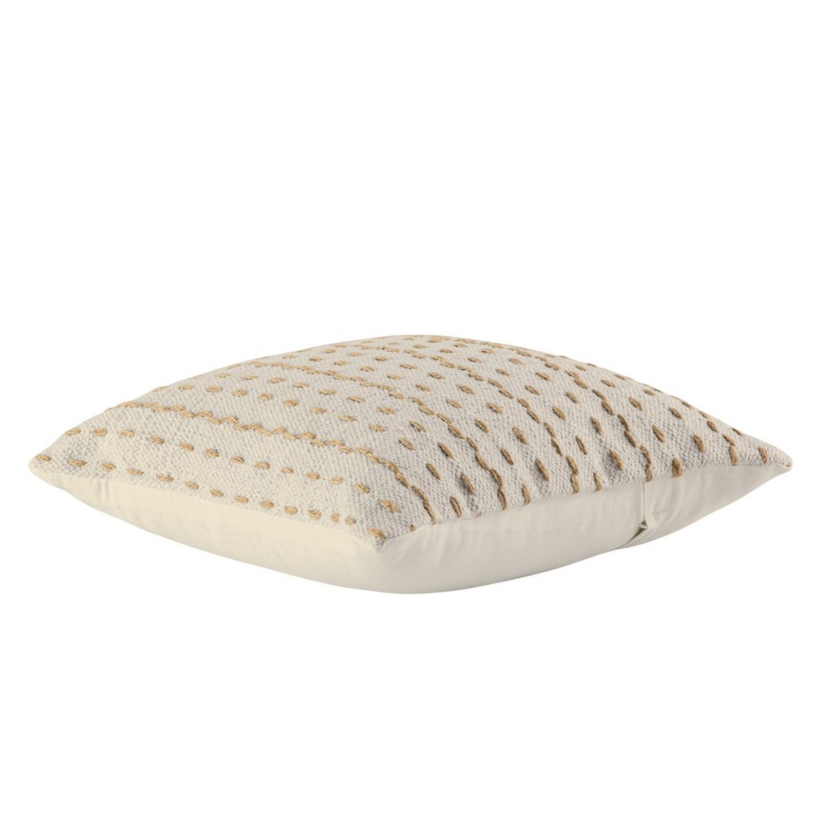 Decorative cushion 40x40cm set of 2 decorative cushions sofa cushions cotton and natural jute