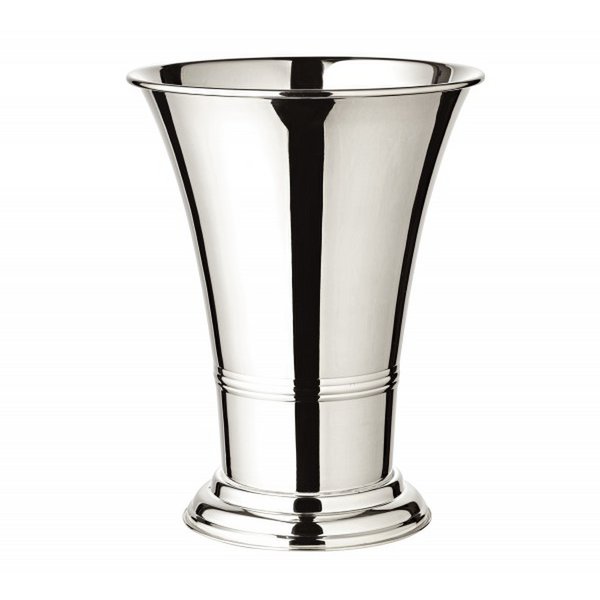 EDZARD flower pot flower pot vase Tromba heavy silver plated, height 25 cm, diameter 19 cm