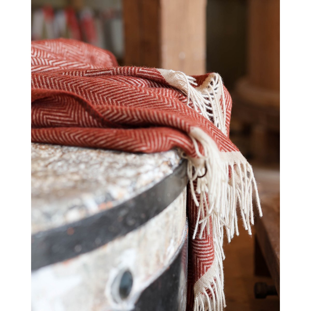 Wool Throw Blanket Denver Terra