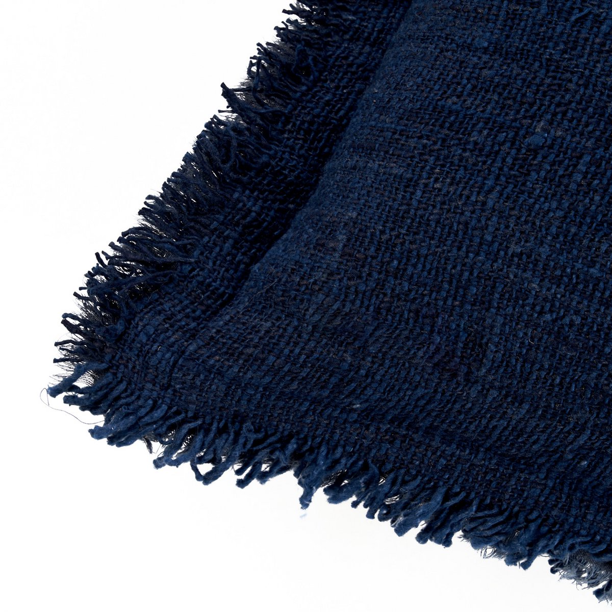 Kuddfodral Azure Fringe - Indian Blue - 30x50