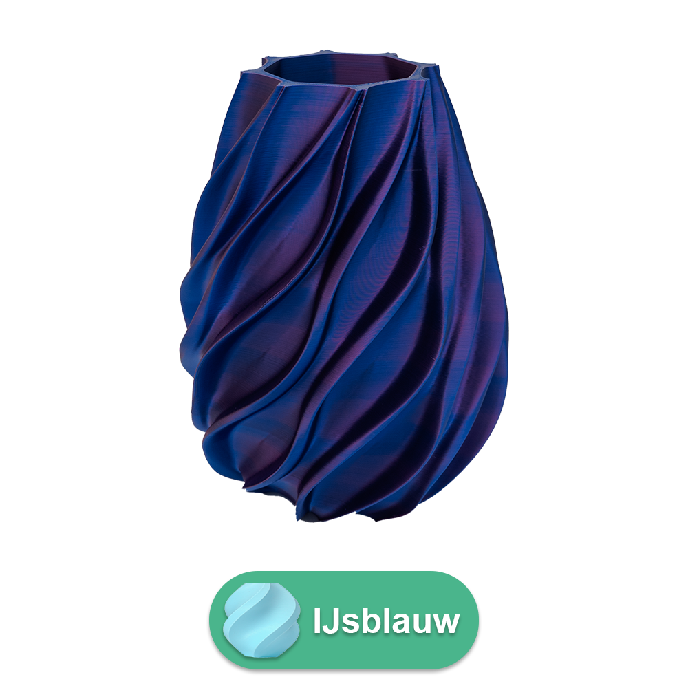Oliva 3D-vas - 3D-printad vas - Hållbar PLA - Lämplig för konstgjorda blommor