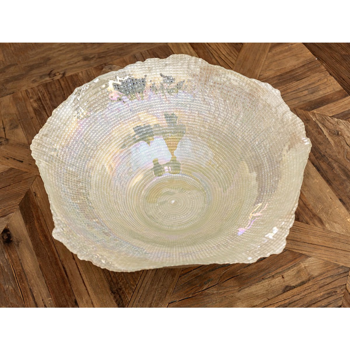Large Corolle Corolle Silver Silver 45x45x14.5cm
