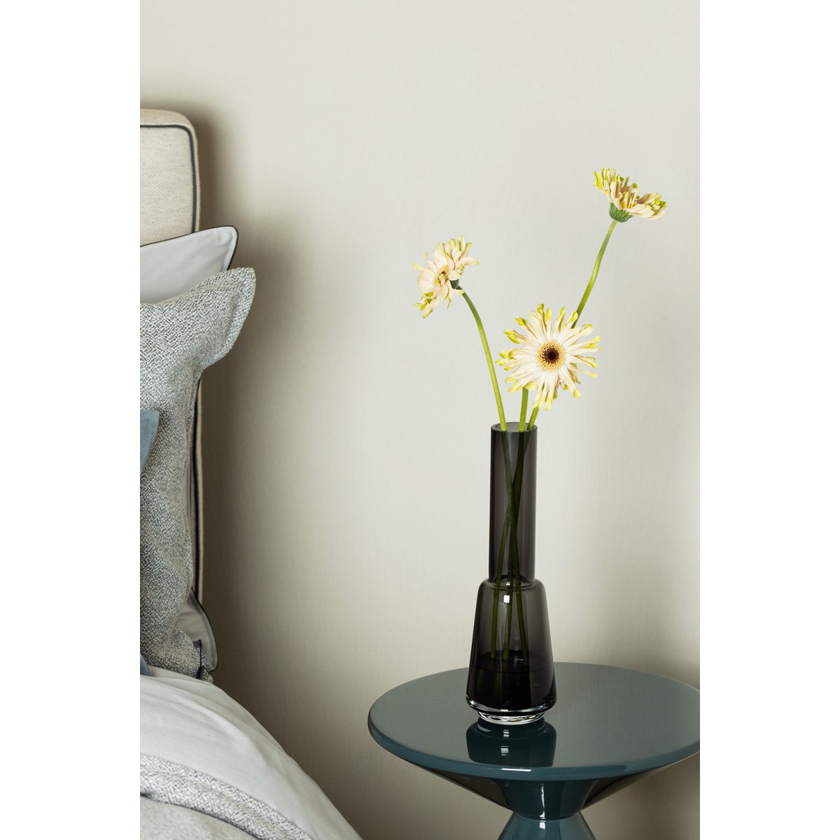 Modern retro design large vase, deep gray color, TYLER14 GRey