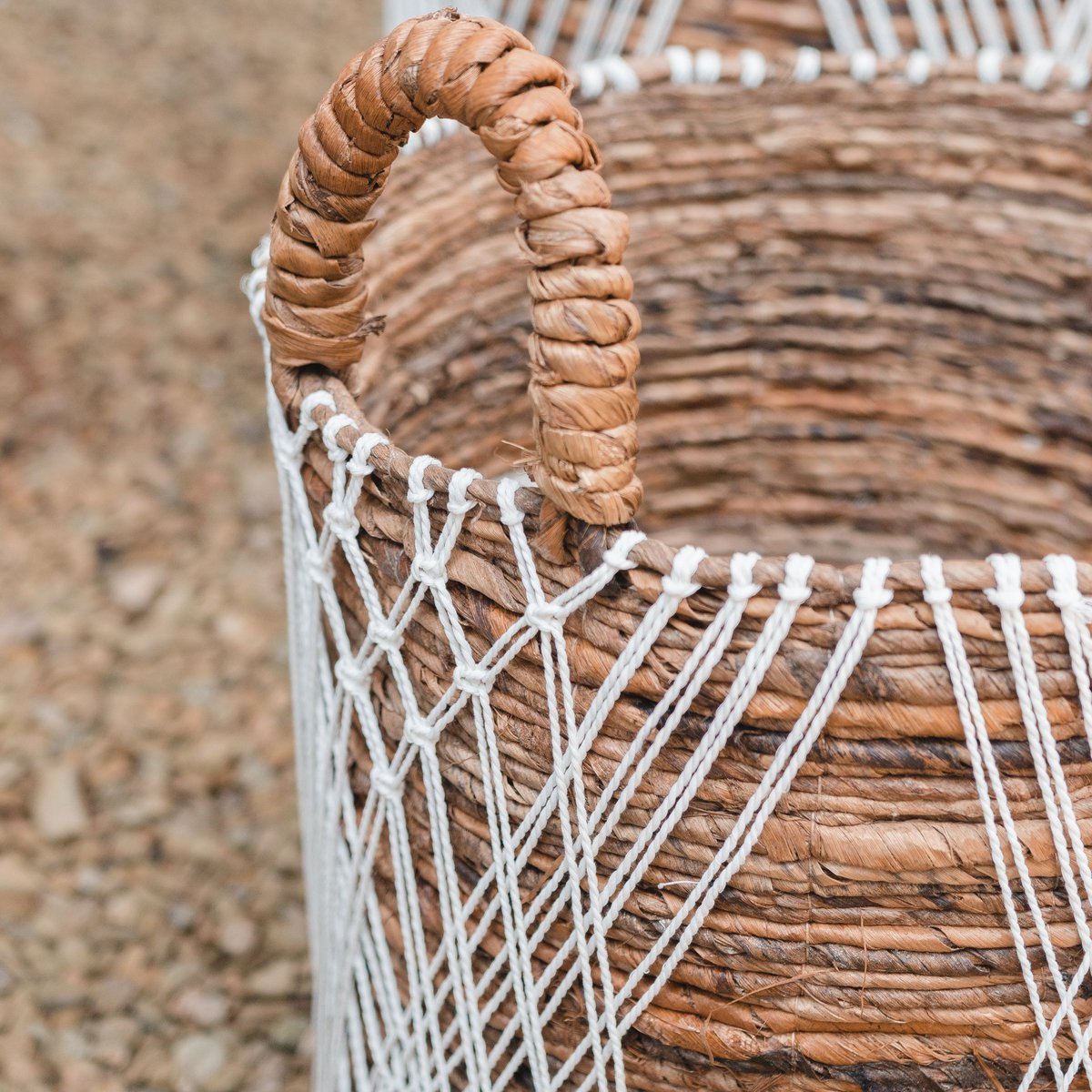 Laundry Basket | Plant Basket | Storage Basket JUWANA made of Banana Fibre