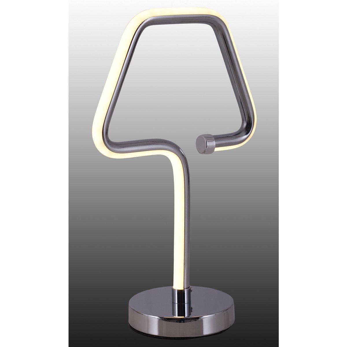 LED table lamp "Loop Line" h: 30cm chrome