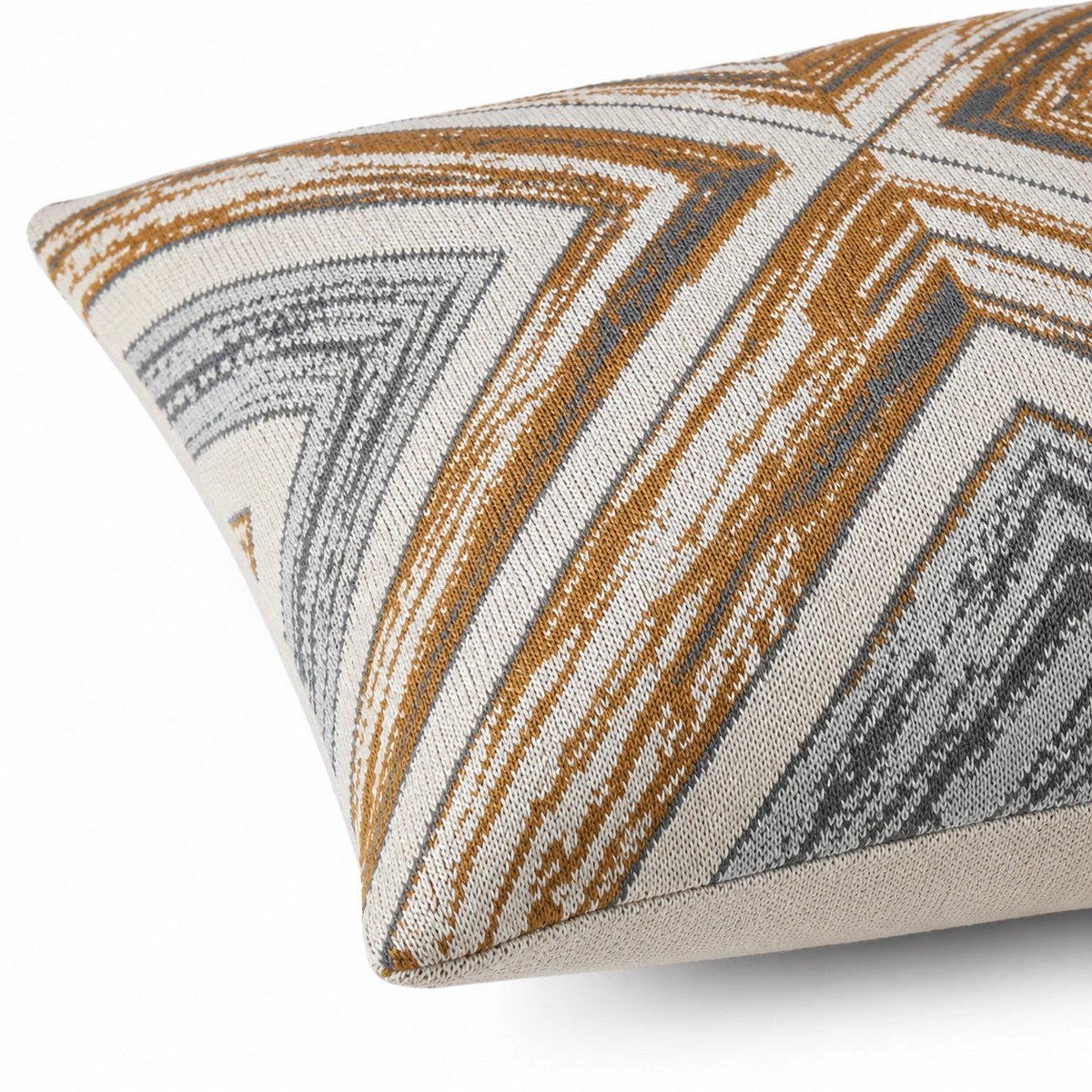 Brun & Grå – Kuddfodral / Kussenhoes – Geometrisk – 45×45 cm – Urbane Hide