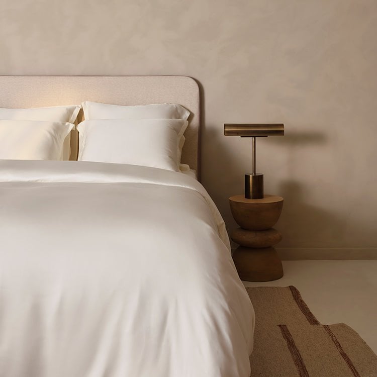 TENCEL™ - Sateen Duvet Cover Off White