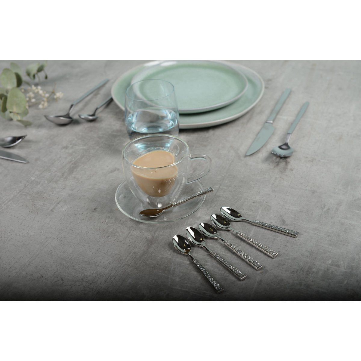 Luxury dessert spoons - Lot of 6