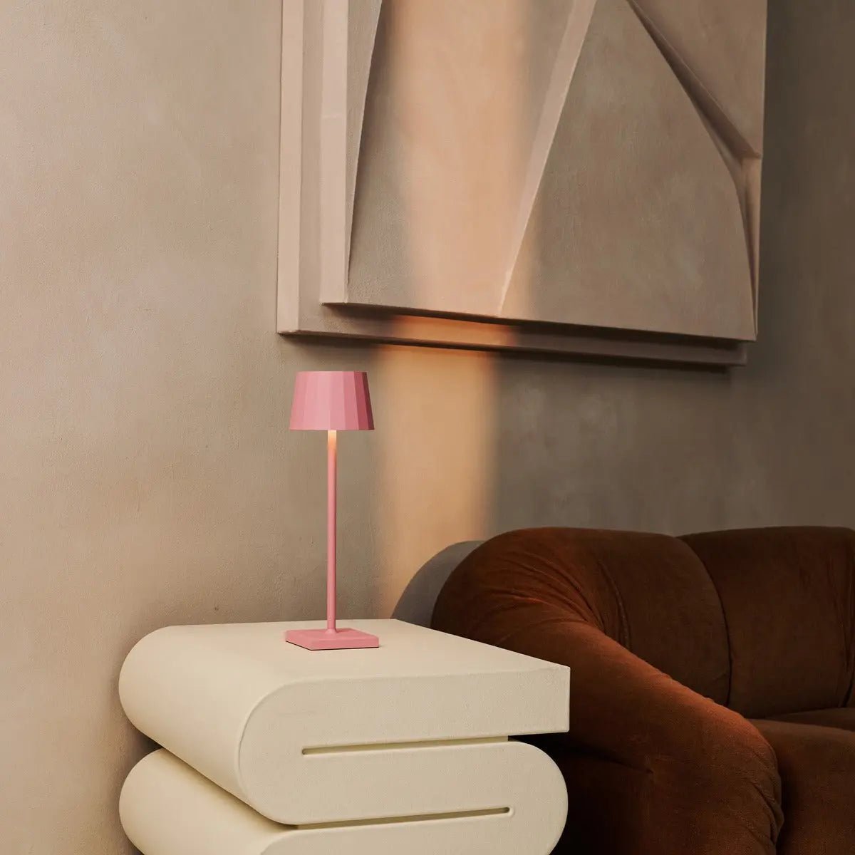 Wouter Flamingo Pink Rechargeable Table Lamp