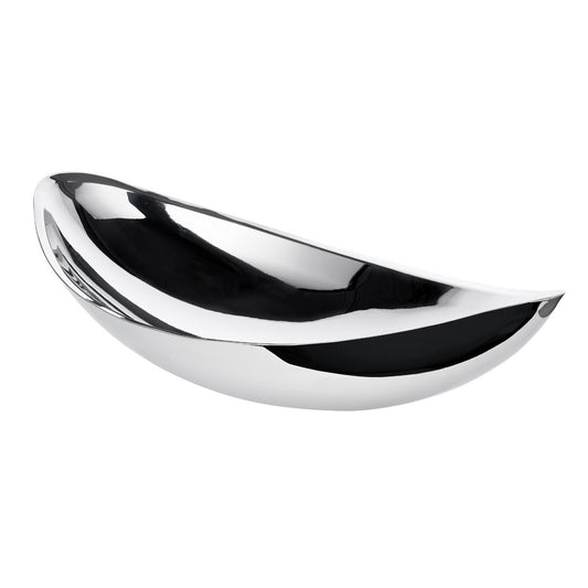 EDZARD bowl decorative bowl Halifax, high-grade steel mirror polished, length 40 cm
