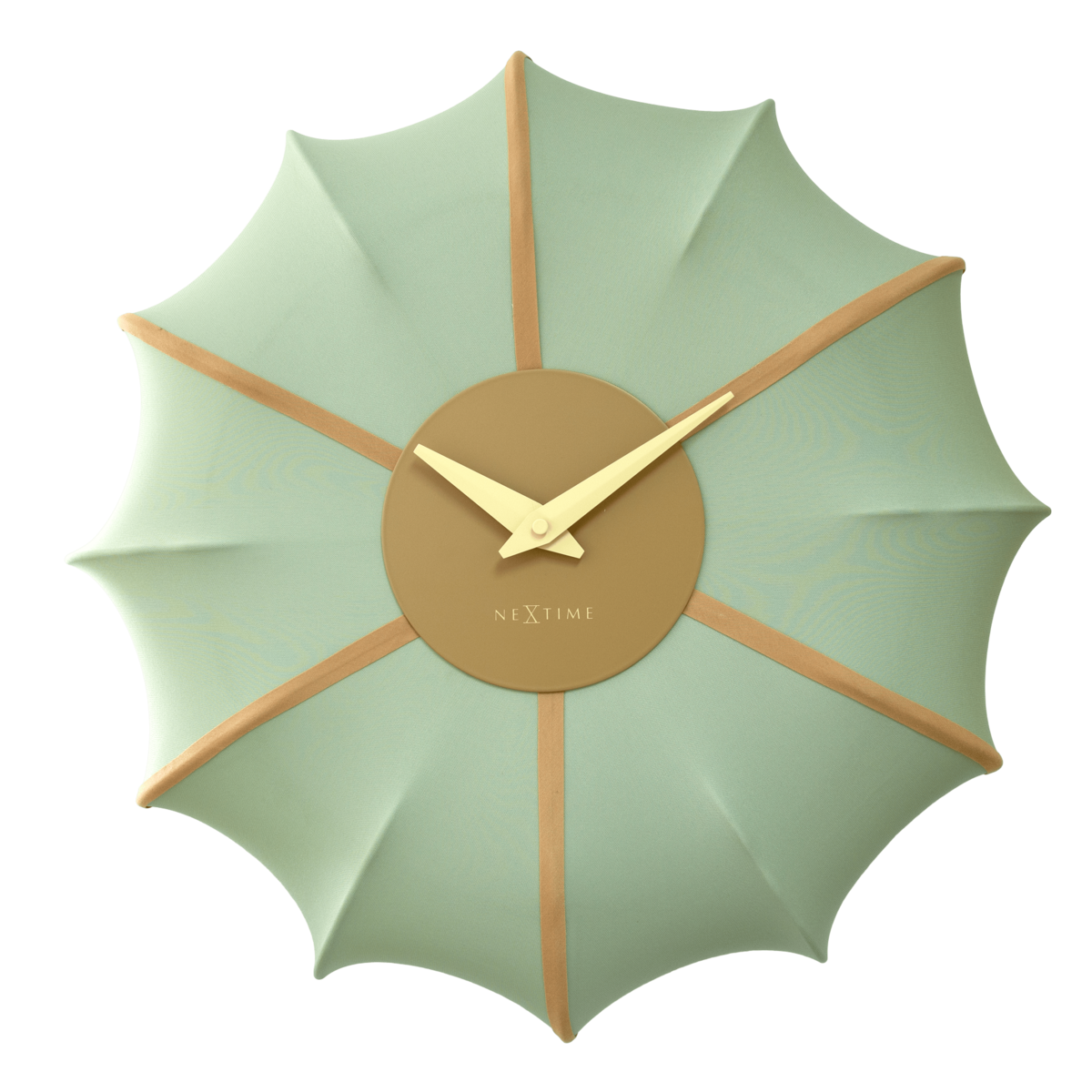 Wall clock 50cm-Silent-Fabric/Metal-NeXtime 'Ultimo'