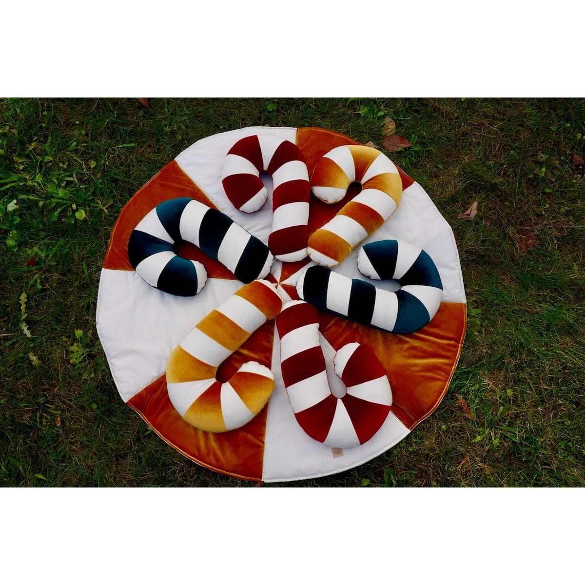 “Green Lollipop” Patchwork Pillow