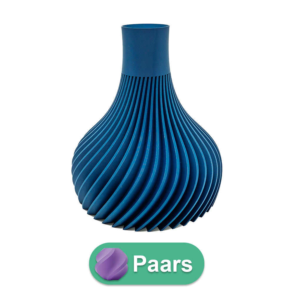 Virella 3D vase - 3D printed vase - Sustainable PLA - Suitable for artificial flowers