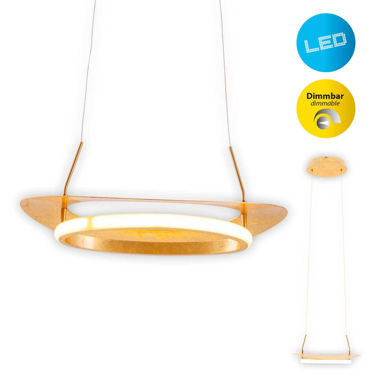 LED pendant light "Pisa"