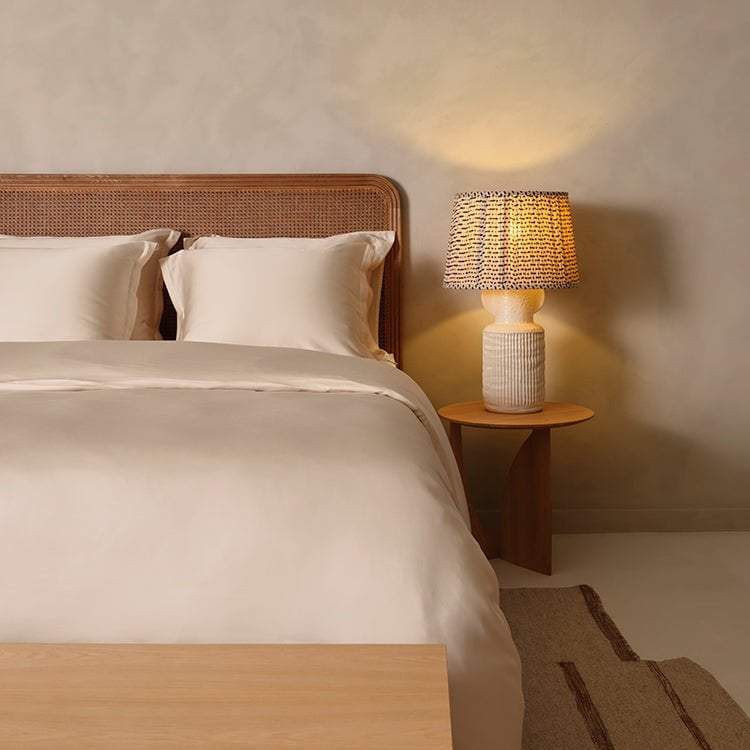 TENCEL™ Sateen Duvet Cover White Sand