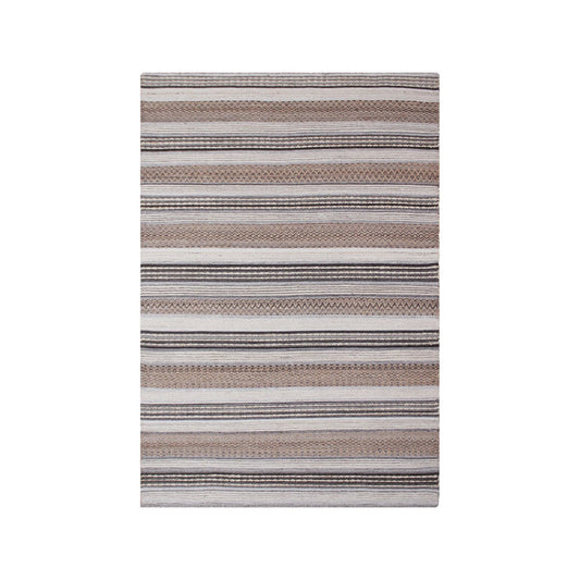 Morena Rug - Jute, Wool, Cotton, Nature/Grey - 160x230 cm