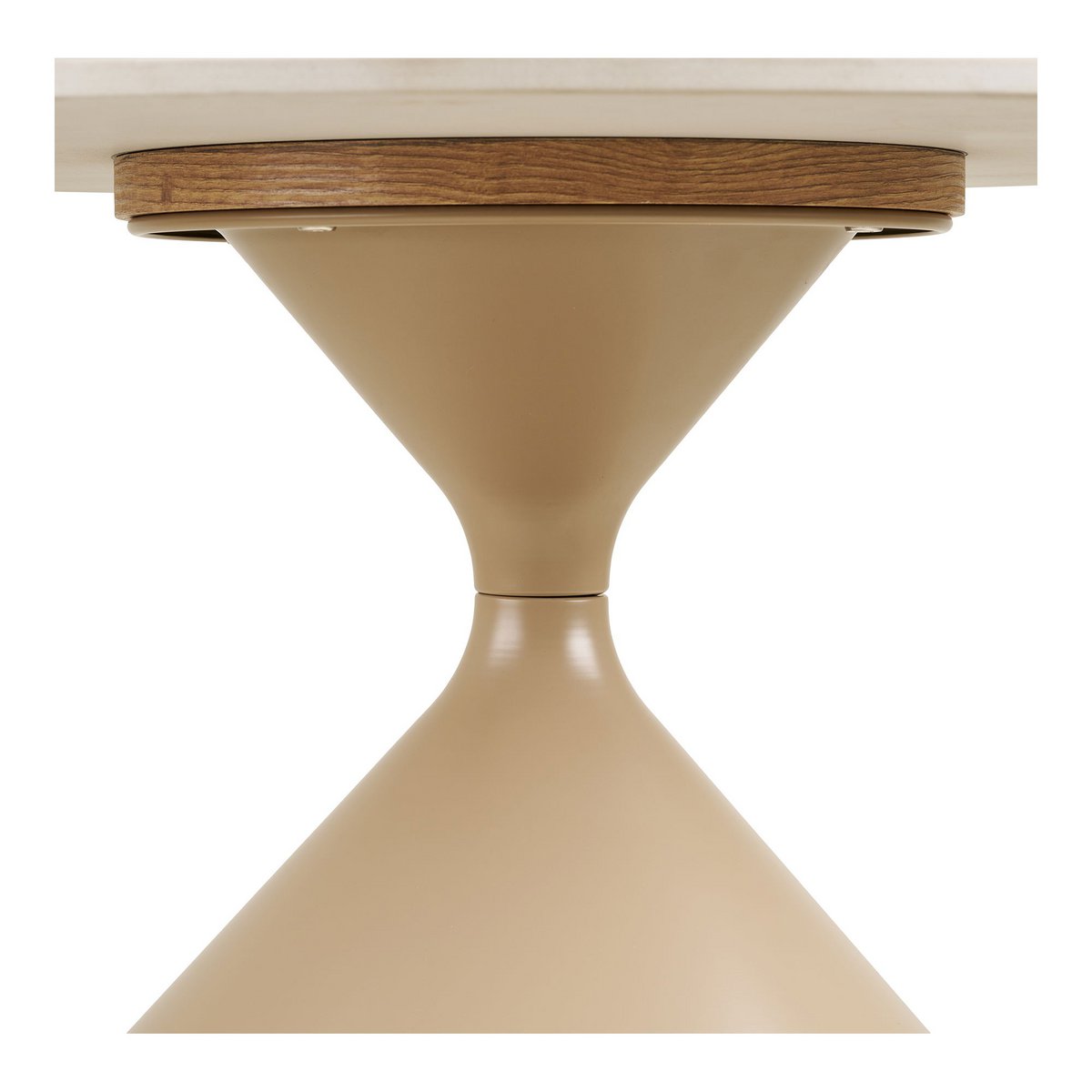 Annecy Coffee table, ceramic table top/steel, travertine/sand, ø70x41 cm
