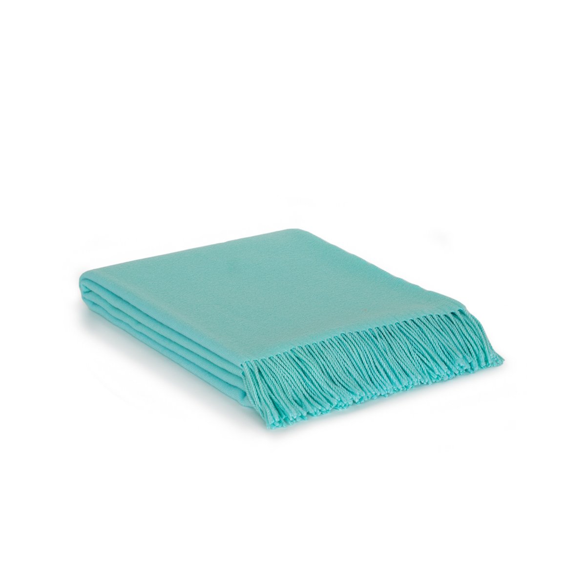 Wool Throw Blanket RIO green