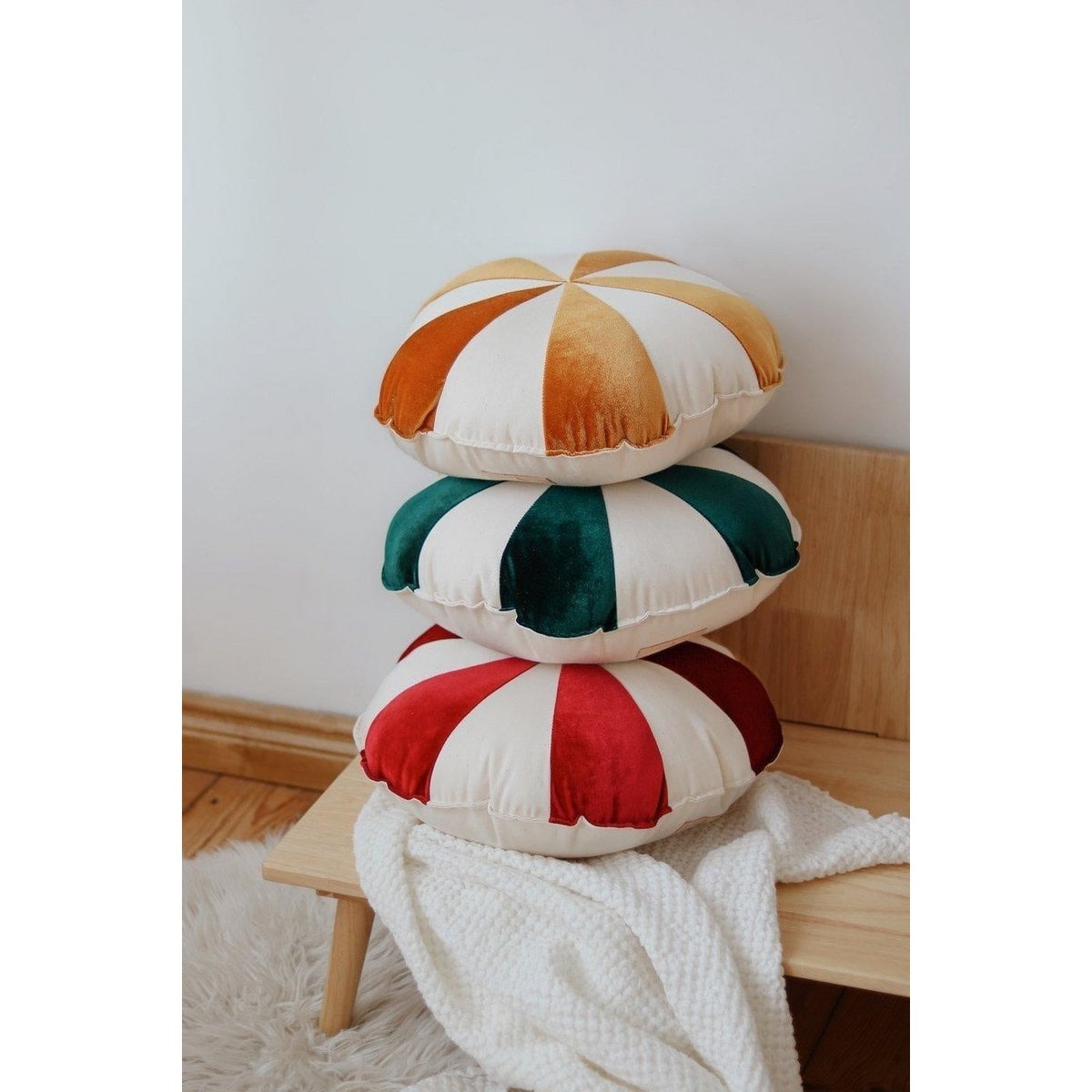 “Gold Candy” Patchwork Pillow