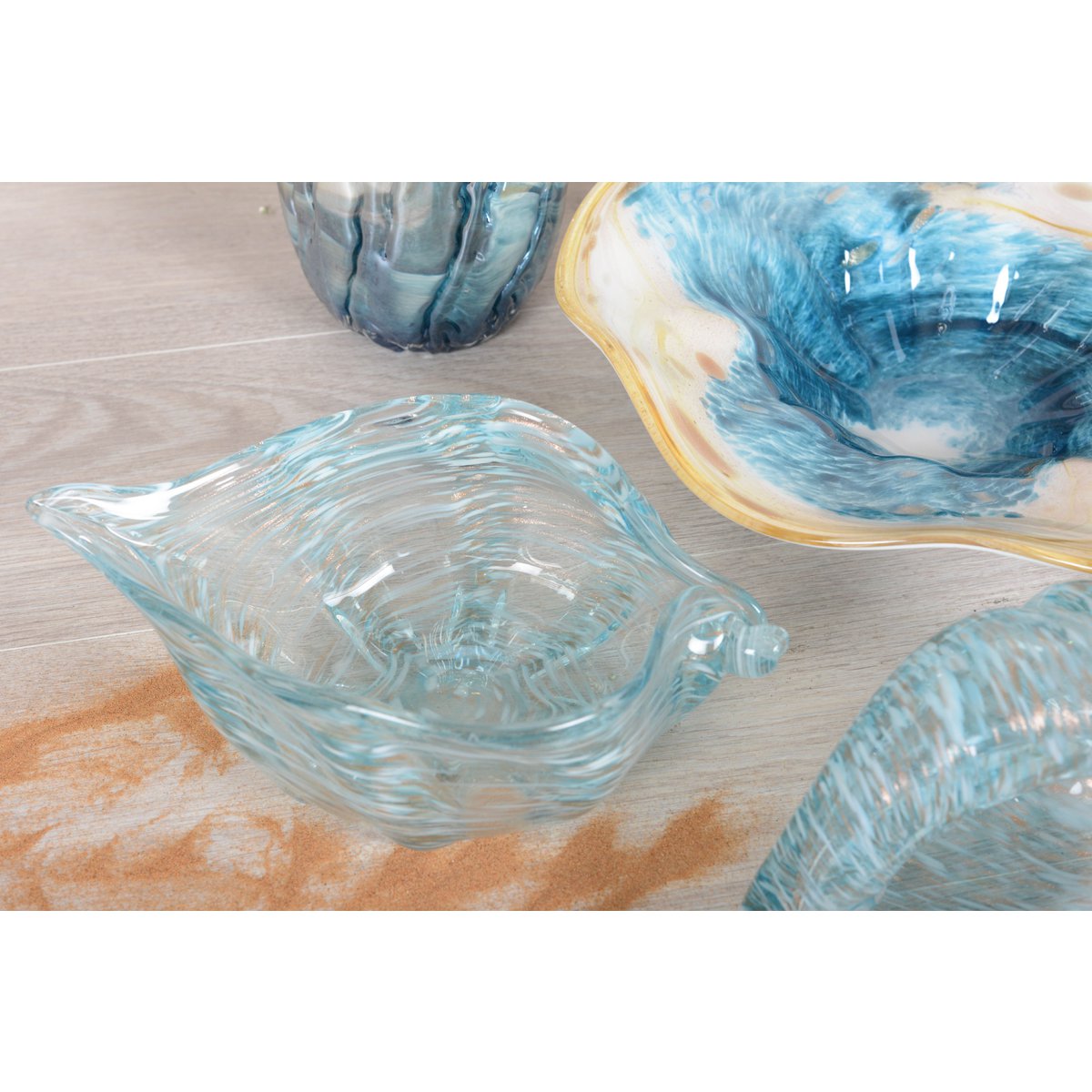 Blue shell ocean cup 29x17.5x9.5cm