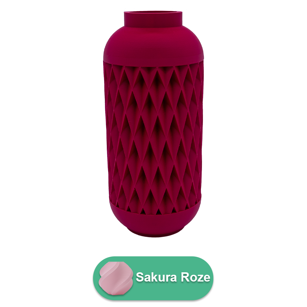 Zavira 3D-vas - 3D-printad vas - Hållbar PLA - Lämplig för konstgjorda blommor