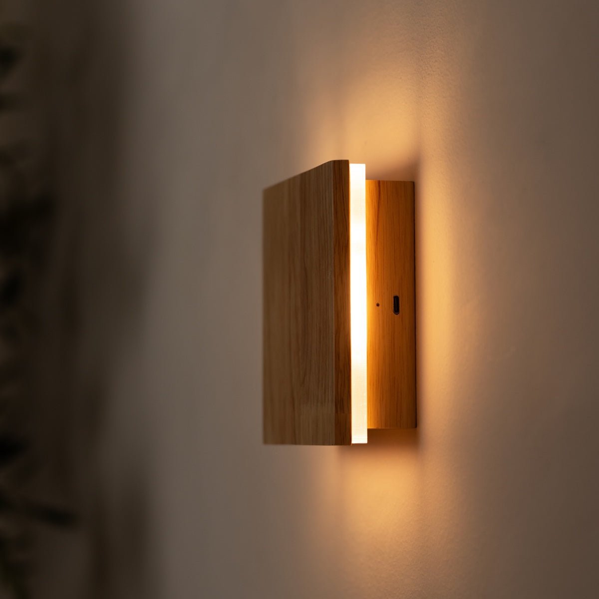 Lane Light Brown Cordless Wall Light