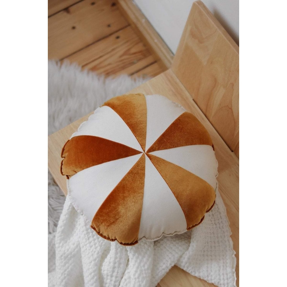 “Gold Candy” Patchwork Pillow