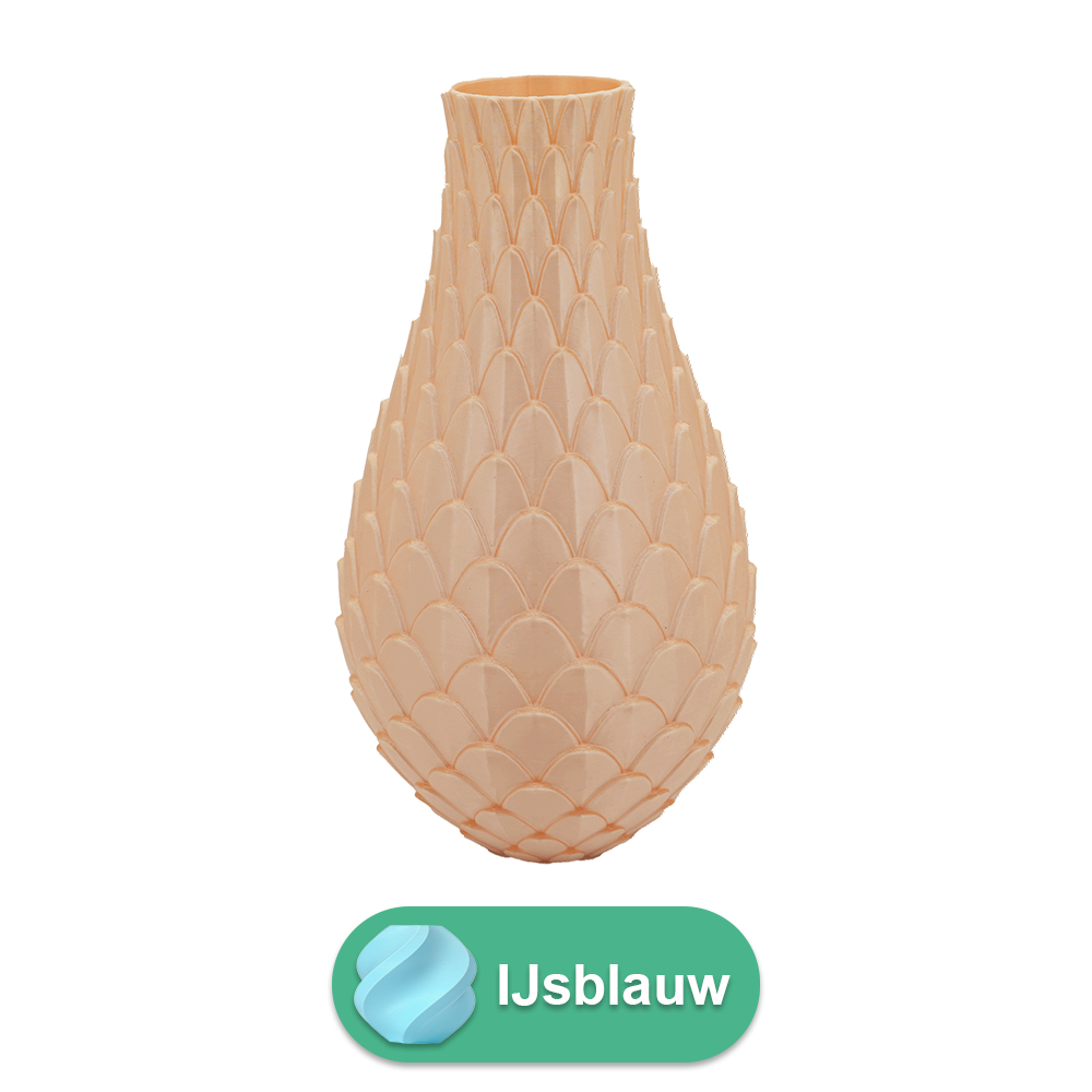 Sirena 3D vase - 3D printed vase - Sustainable PLA - Suitable for artificial flowers