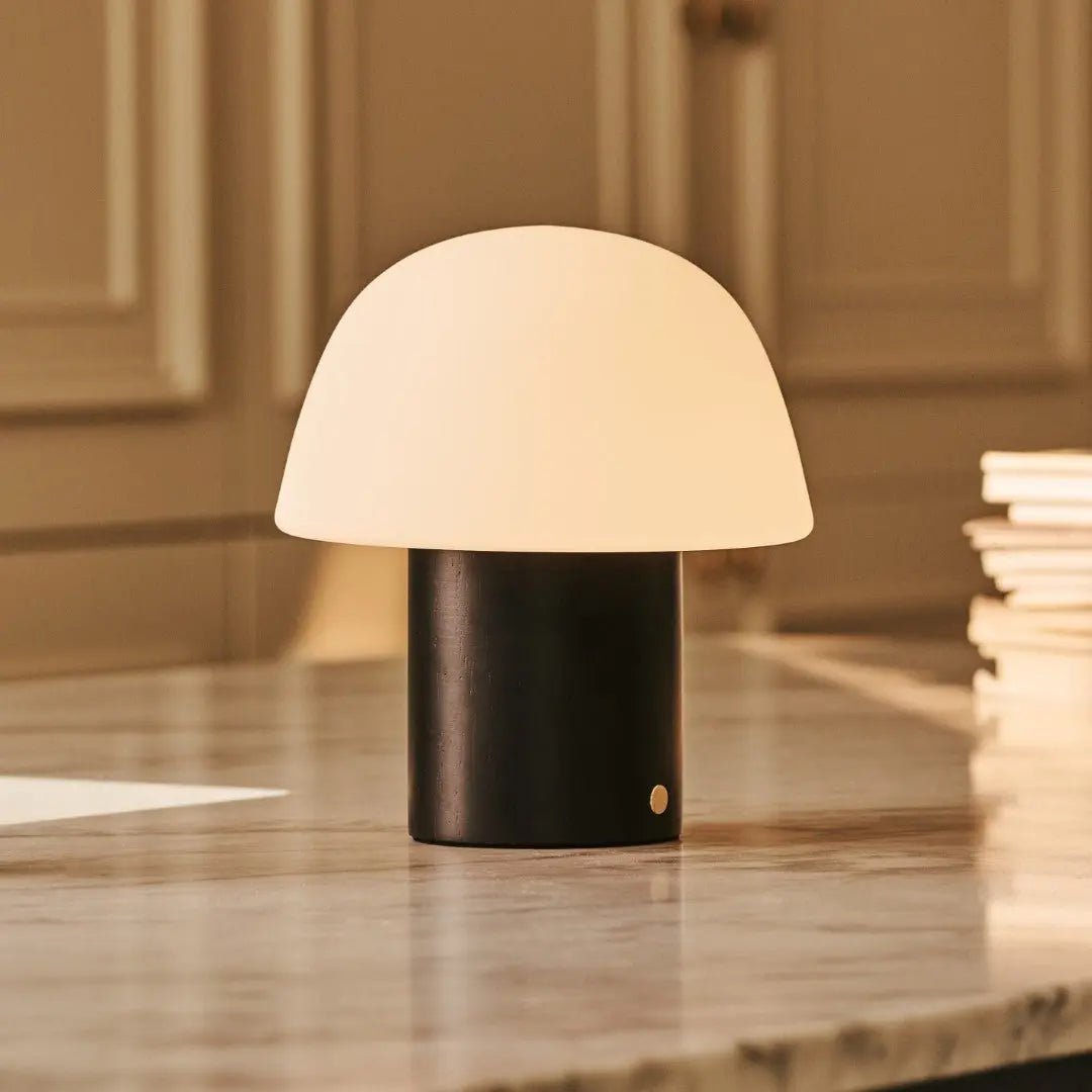 Yannick Black Cordless Table Lamp